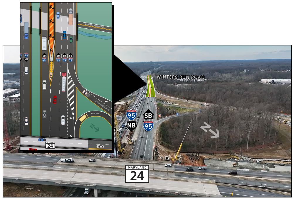 MD 24 Interchange / Two-Lane ETL Extension | MDTA
